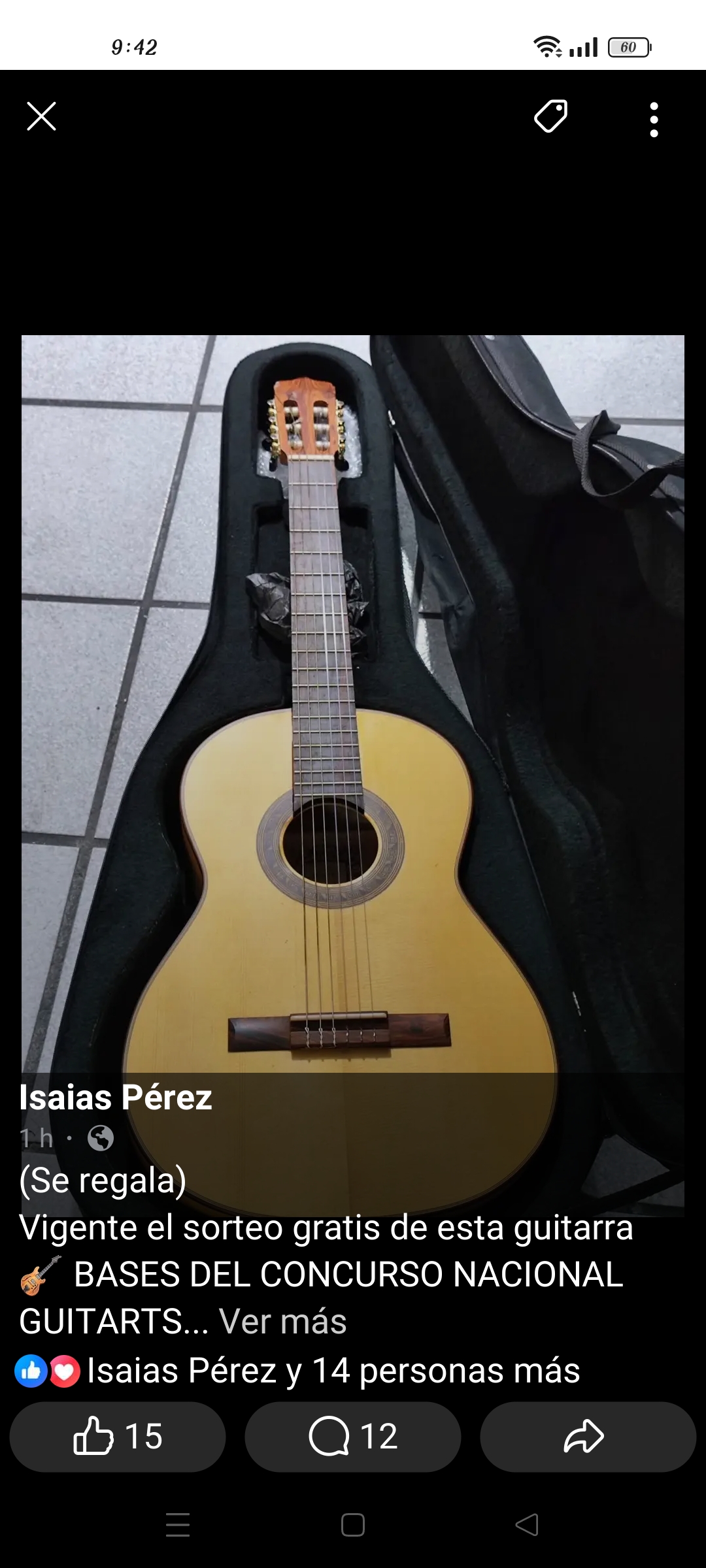 ESP Guitarras Acusticas Usado en Tuxtla Gutiérrez por $1,000